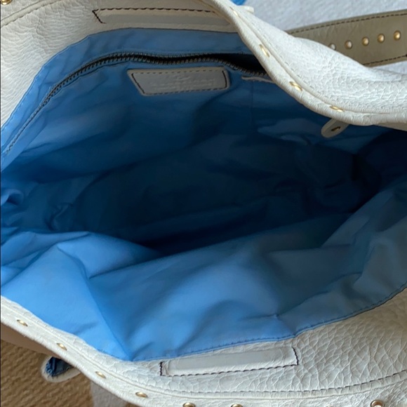 Cole Haan Village Gromet White Leather Purse - Picture 9 of 16